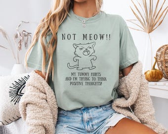 La mia pancia mi fa male La mia pancia da gatto arrabbiato La mia pancia mi fa male Maglietta Gen Z Maglietta Weirdcore La mia pancia mi fa male Maglietta Gatto carino Maglietta stupida Maglietta Meme divertente
