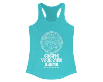 Yin y Yang Camisa Karma Camisa Coco Chica Granola Chica Ying Yang Yin Yang Océano Inspirado Estilo Camisa Mística Camisa Espiritual Cosas Preppy