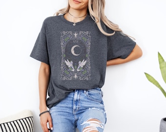 Fee Shirt Fairycore Fee Grunge Goblincore Shirt Ästhetische Kleidung Whimsigoth Goblincore Kleidung Cottage Core Shirt Mystisches Shirt