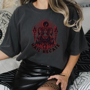 Hecate Shirt Hecate Goddess Hecate Hecate Tshirt Hecate Goddess Greek Goddess Shirt Mystical Shirt Mythology Shirt Whimsigoth Gothic Clothes