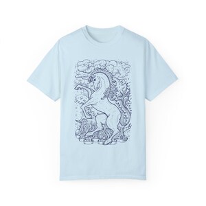 Mythical Kelpie Hippocampus Sea Creature Shirt Fantasycore Shirt Romantasy Shirt Whimsical Shirt Cryptozoology Shirt Mythical Medieval Shirt image 6