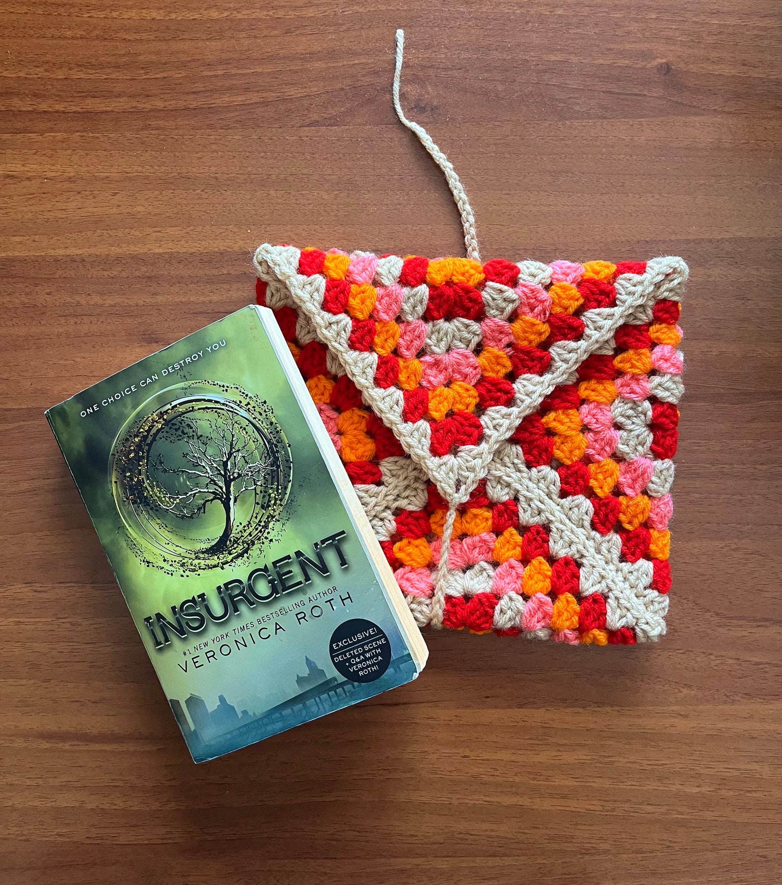 Book Sleeve Crochet Book Holder Laptop Sleeve Etsy