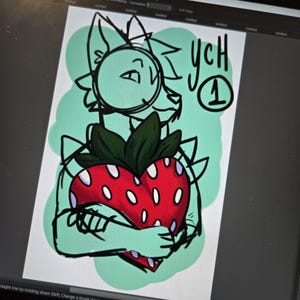 YOUR fursona! Ych, art print