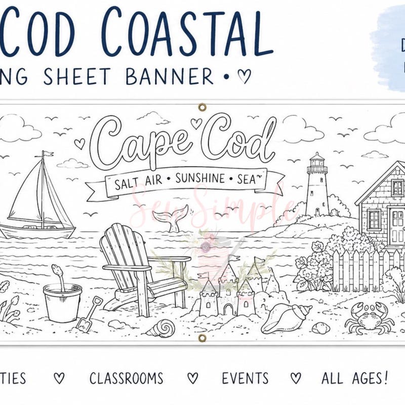 Cape Cod Template - Etsy