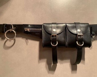 Ceinture pour munitions mauser m48 de l'armée suédoise sur mesure crust punk