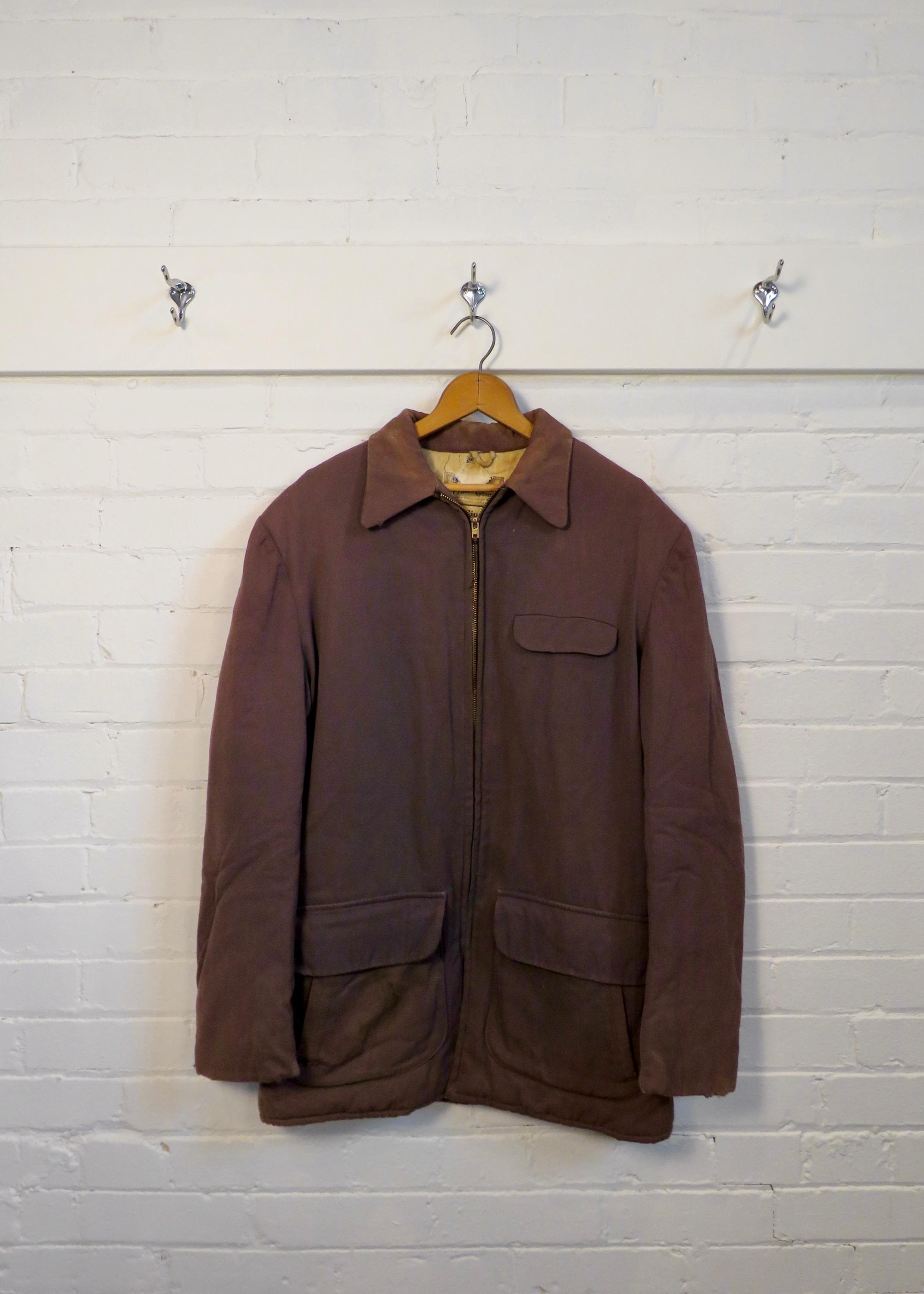 ジャケット・アウター 40s 50s Racing gabardine jacket Gabardine Original 1940s Vintage Outerwear Coats & Jackets for Men