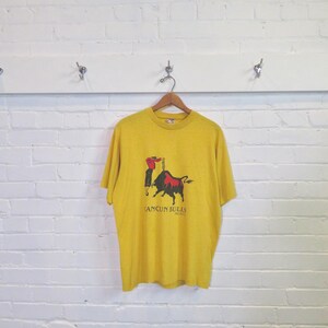 Cancun Bulls Mexico Matador T-shirt jaren 90 maat M