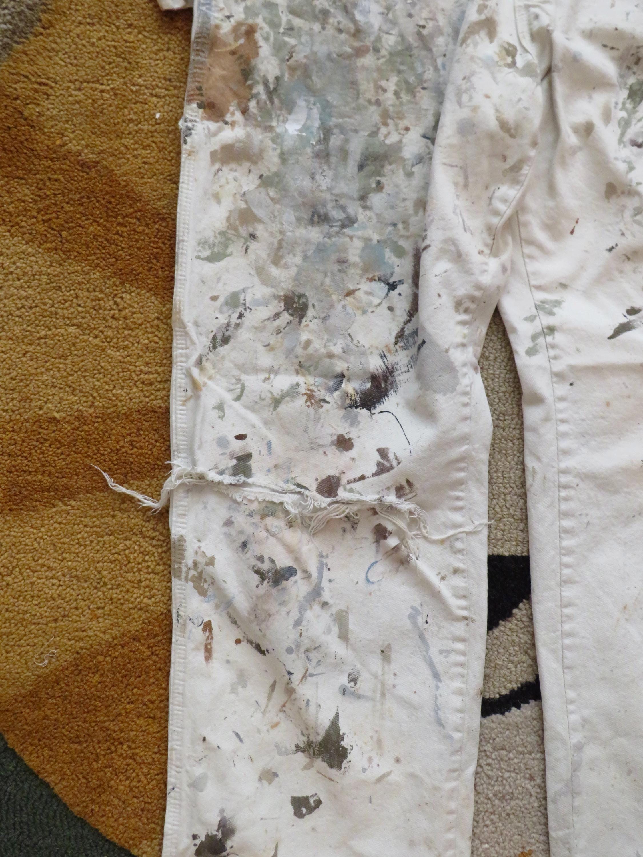 1990s Dickies Distressed White Painter Work Pants 34x29 - Etsy