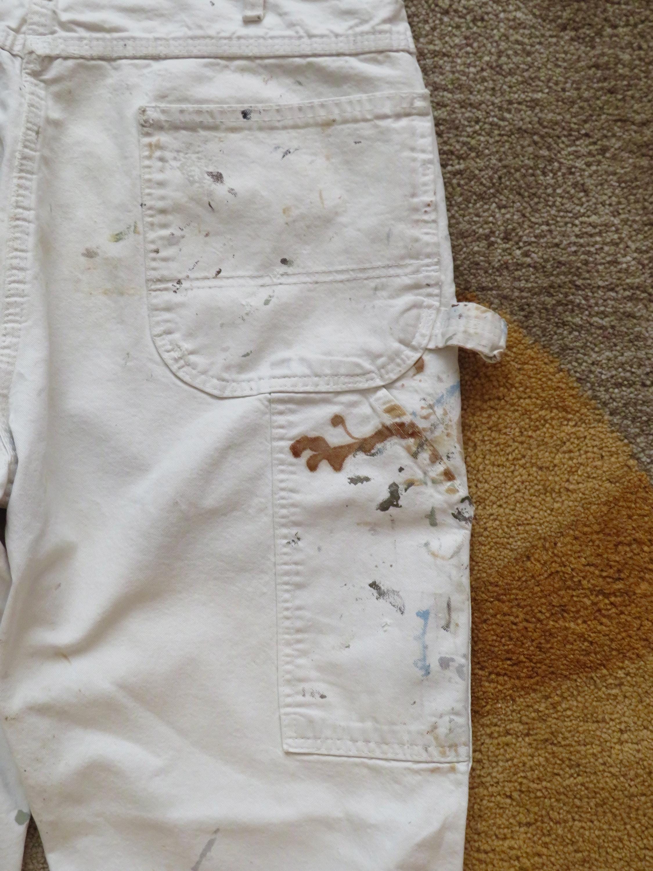 1990s Dickies Distressed White Painter Work Pants 34x29 - Etsy