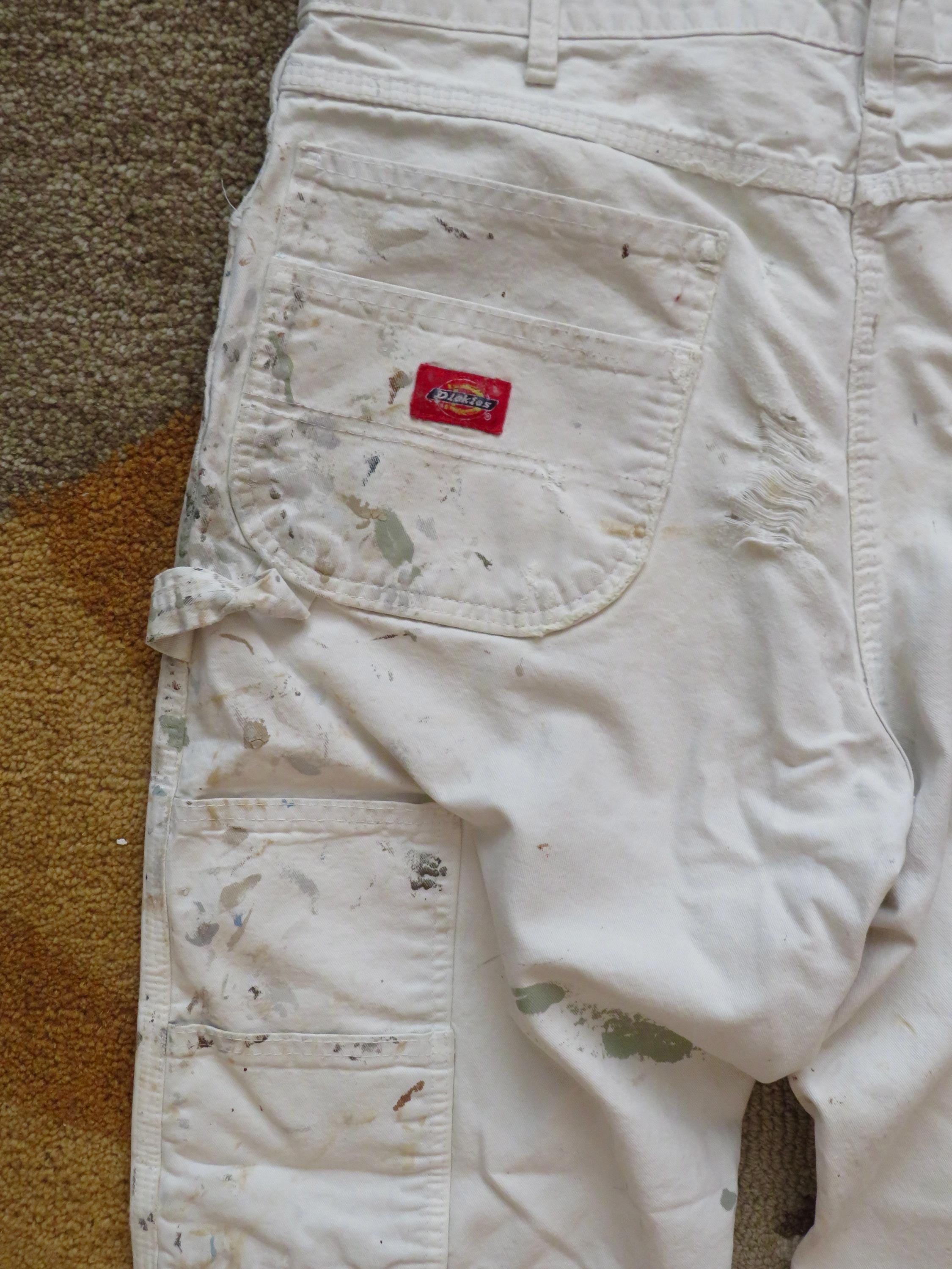 90s〜 Dickies × Duron Paint White Painter Vintage Dickies Dunn Edwards Paint Splatters White Painter
