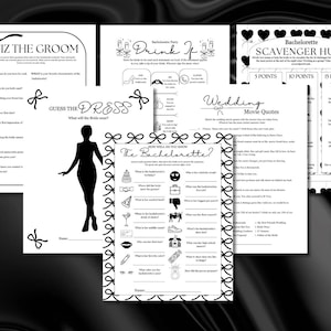 She&#39;s Tying the Knot  Bachelorette Party Themed Games