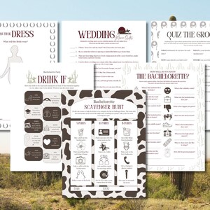 Same Cowboy Forever Bachelorette Party Themed Games
