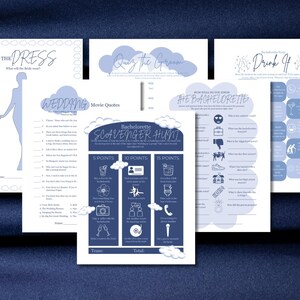 On Cloud 9 Bachelorette Party Themed Games