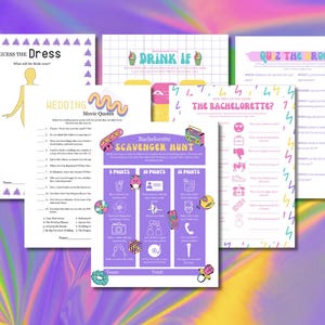 90s Bachelorette Party Themed Games