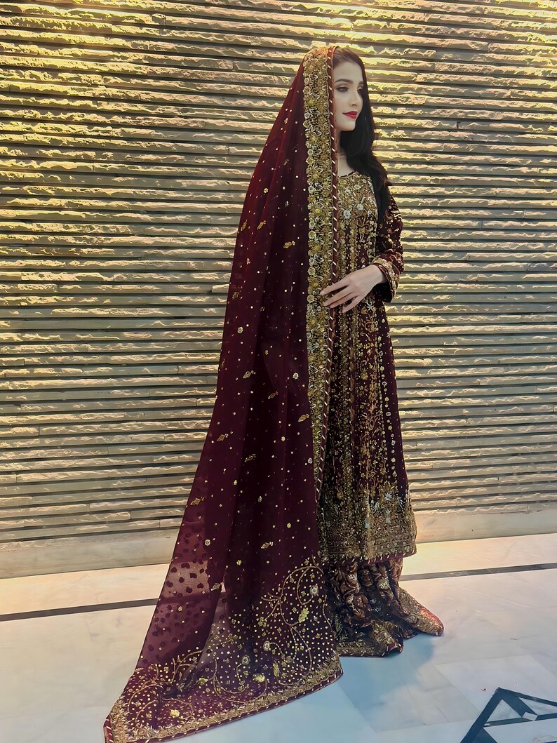 Pakistani Custom Bridal Dress - Etsy