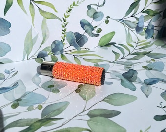 Rhinestone Clipper Lighter | Bling Refillable Lighter | Sparkly Bedazzled Lighter | Crystal Clipper Case