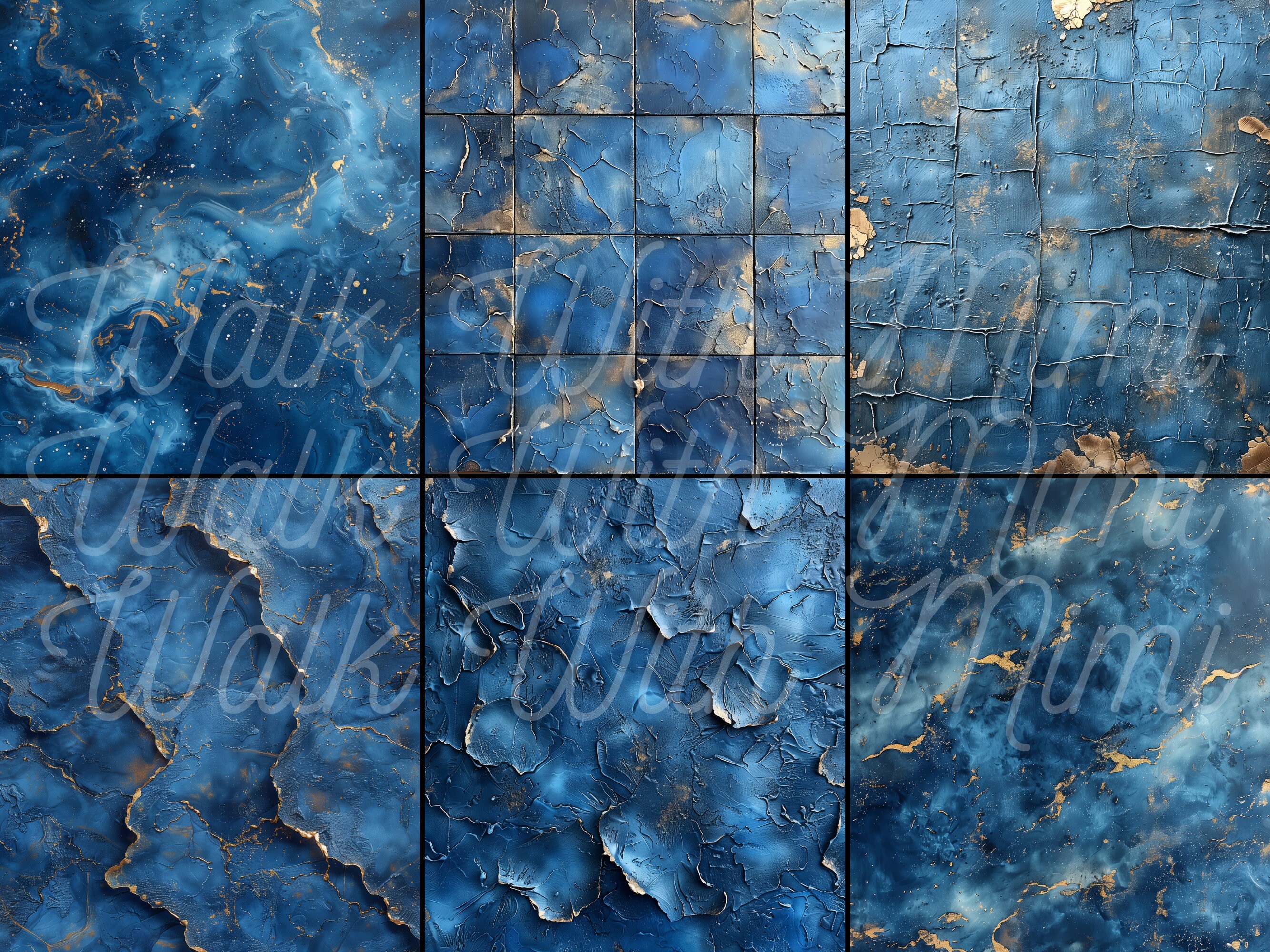 Blue Textured Digital Paper, Background, Rustic, Alcoholic Ink, Grungy ...