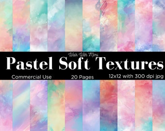 Papel digital con textura pastel suave, papel de diario basura, papel de álbum de recortes