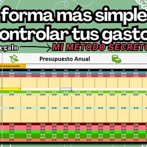 Controla tus Finanzas: Plantilla Editable de Presupuesto Anual 2024 en Google Sheets Optimiza tus Ingresos y Gastos zdjęcie 1