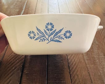 Vintage Corning Ware Petite Pans: Blue Cornflower Casserole Dishes