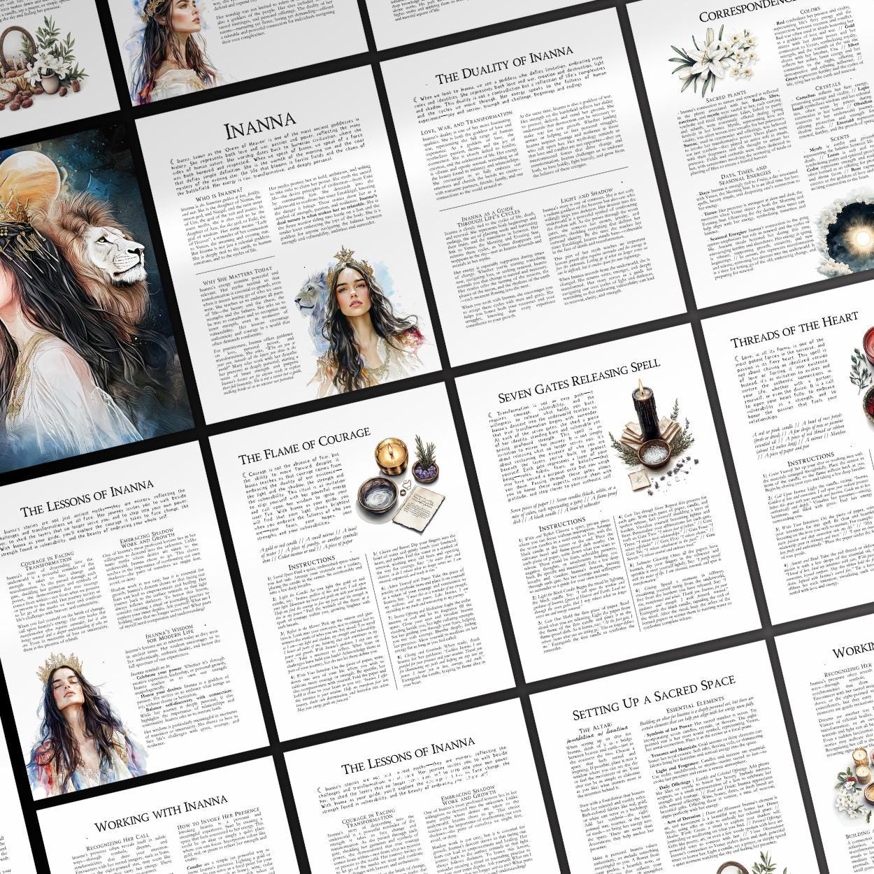 Inanna Grimoire PDF – Goddess of Love and Power, Sumerian Magic ...