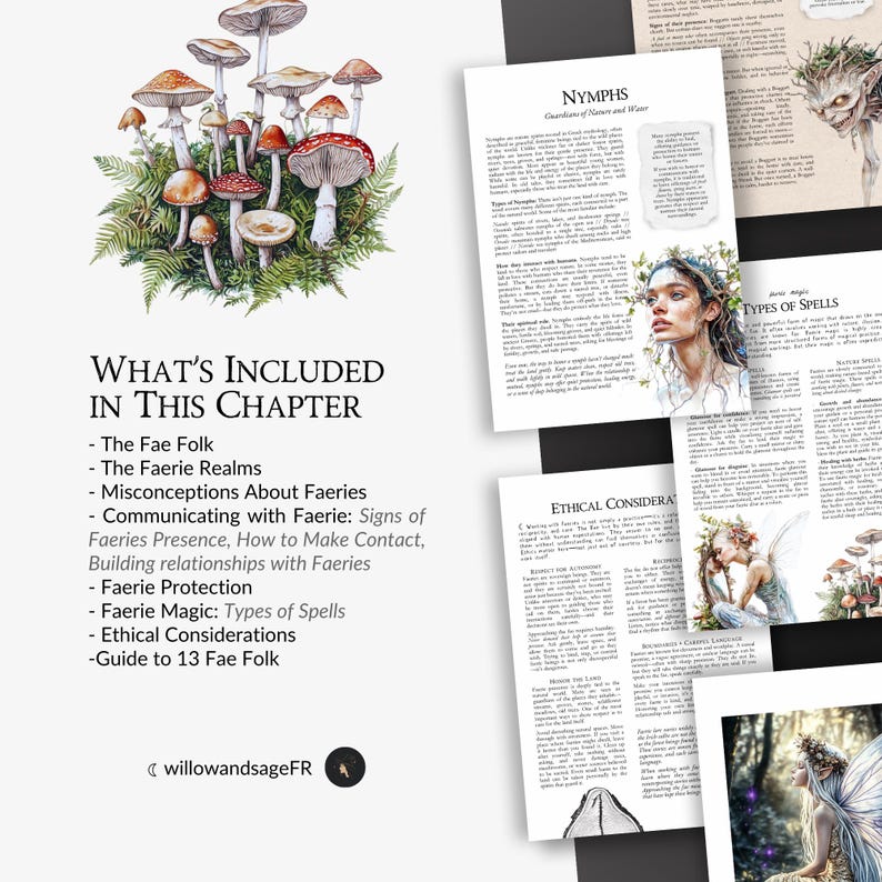 Faery Magic Grimoire PDF – Fairy Realms, the Fae Folk, Nature Spirits ...