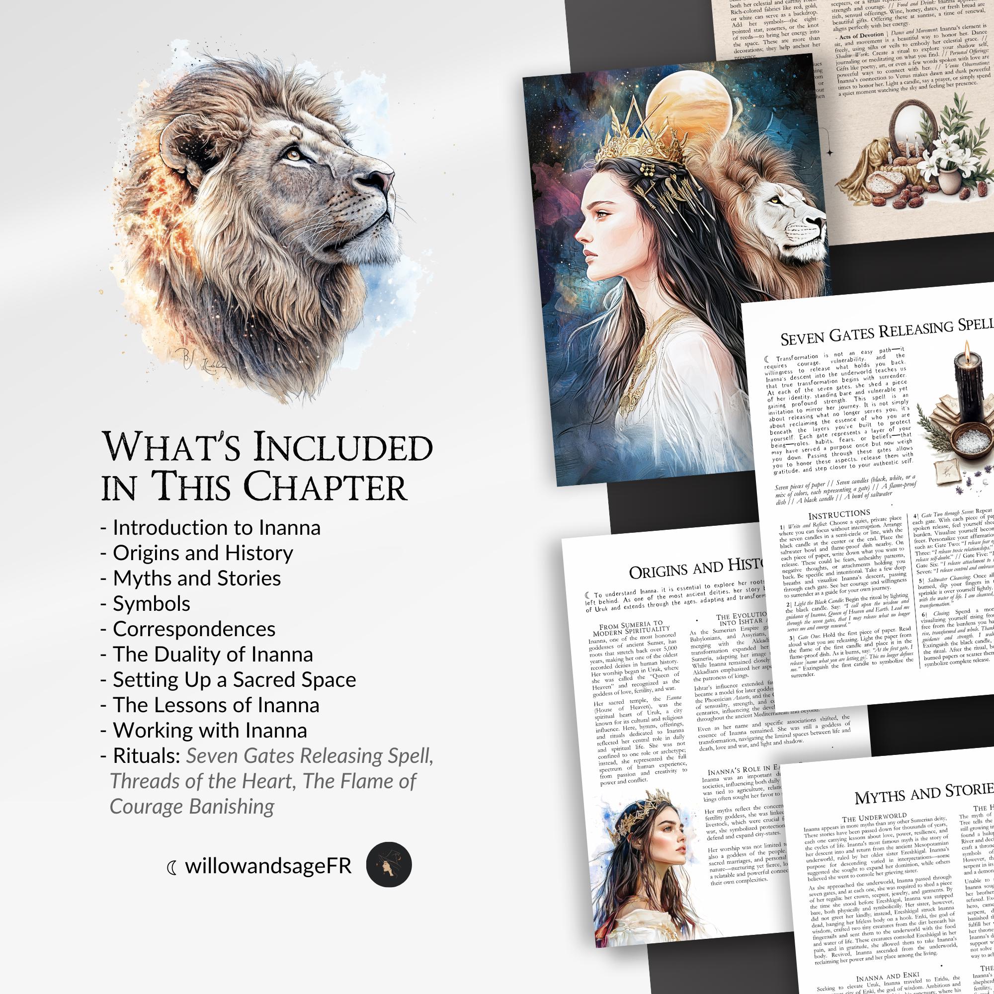 Inanna Grimoire PDF – Goddess of Love and Power, Sumerian Magic ...