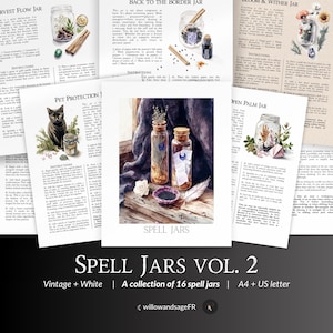 Zauberglas-Rezepte - Grimoire Seiten mit 16 Glaszauber, magischen Zutaten, ritueller Verwendung & Schritt-für-Schritt-Anleitung für das Buch der Schatten