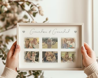 Personalised Grandma & Grandad Photo Frame, Framed Picture For Grandparents