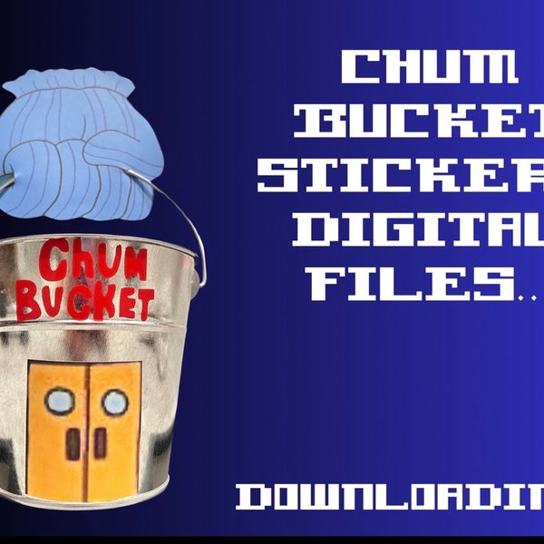Chum Bucket Digital Sticker Decals