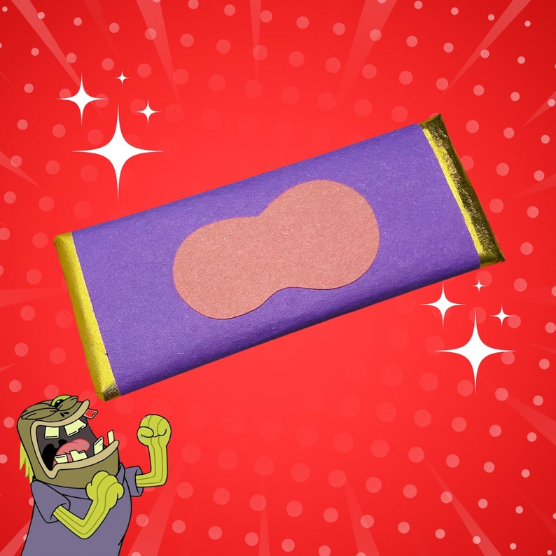 Spongebob Chocolate Bar Wrappers PNG & SVG File Etsy