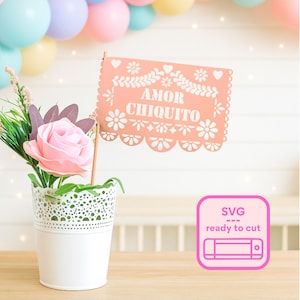 Papel Picado SVG: Cielito Lindo Baby Shower Banner (Digital Download