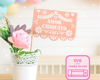 Papel Picado SVG: Cielito Lindo Baby Shower Banner (Digital Download