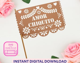 Papel Picado SVG: Cielito Lindo Baby Shower Banner (Digital Download