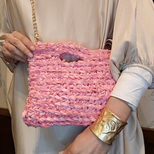 bolso para celebraciones, complemento para fiesta, accesorio para vestir, bolsa para invitadas, bolso hecho a mano original, saco crochet
