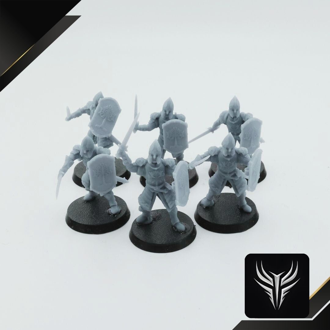 Miniature Droidi Enforcer In Resina 3D Per Star Wars Legion. Compatibili, Non Dipinte. Da Collezione.