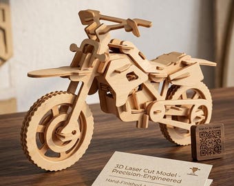 File SVG DFX per motocross e dirt bike tagliati al laser - Scarica ora