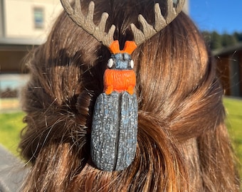 Pinza para el pelo con forma de insecto personalizada