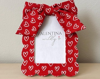 Valentine's Day picture frame 4x6, heart frame