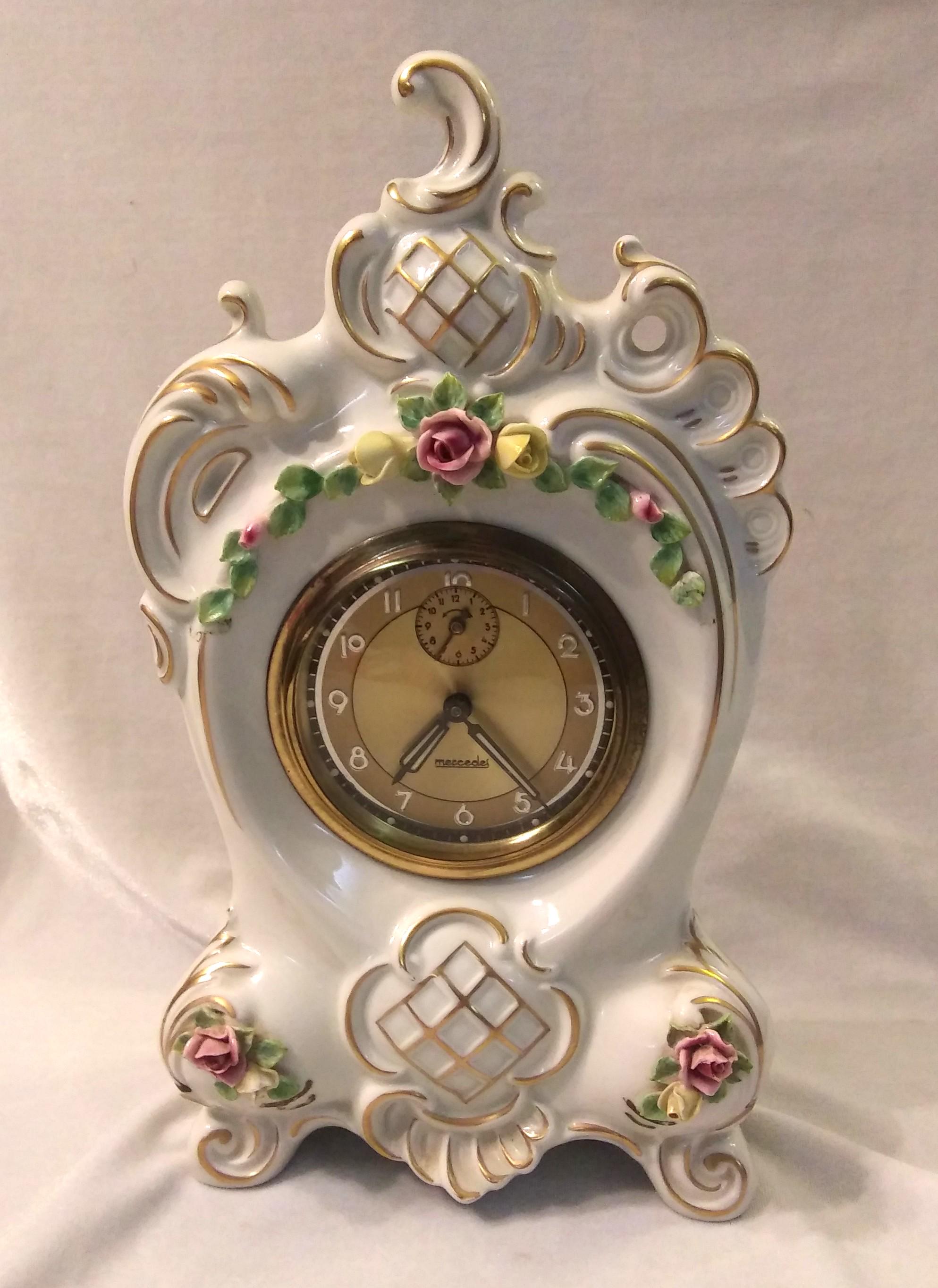 Dresden Porcelain Clock - Etsy