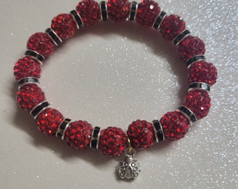 Ladybug charm bracelet