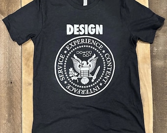 Design Rock & Roll Wappen Tee