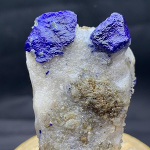 90g Unique Lazurite Crystal Specimen on Matrix | Rare Blue Stone Mineral from Afghanistan | Collectible Healing Crystal