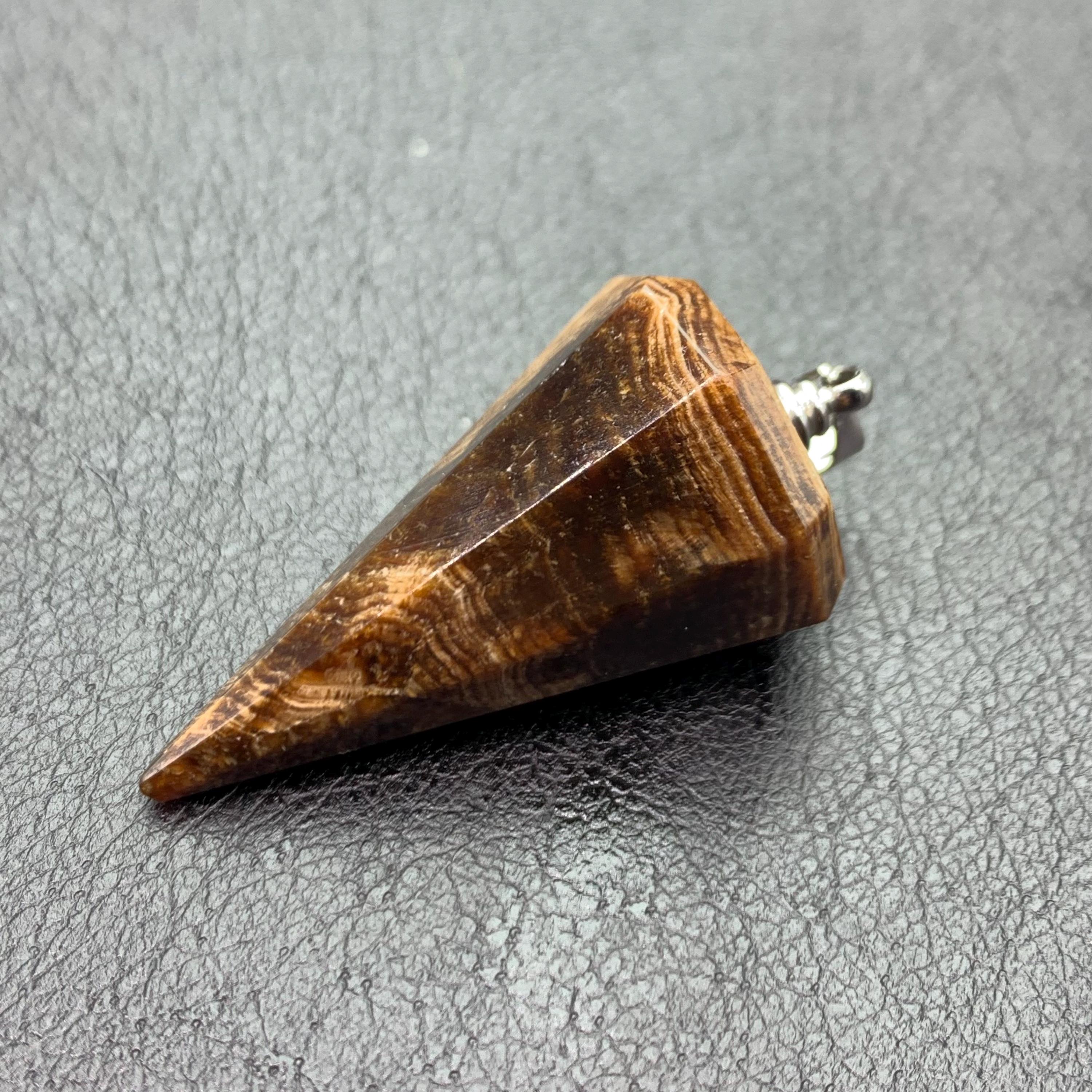 Chocolate Calcite Pendulum | Polished Pakistan Dowsing Crystal - Etsy