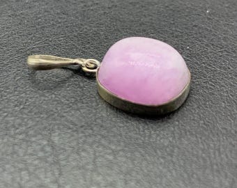 Rosa aragonithänge i sterlingsilver | Oval cabochon, Afghanistansten