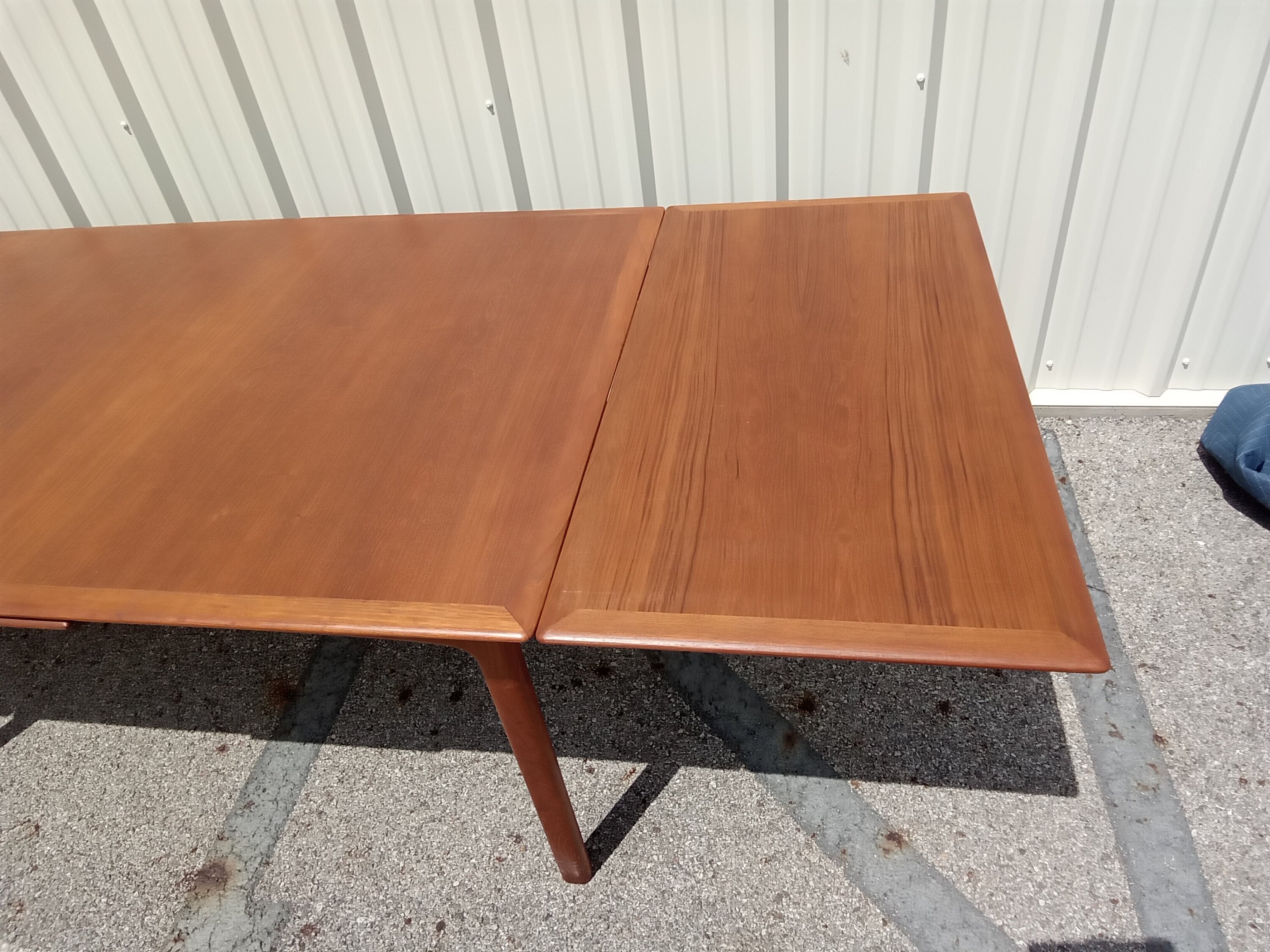 Mcm Dux Scandanavian Teak Draw Leaf Dining Table - Etsy
