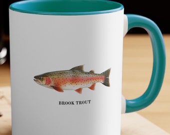 Brook Trout Coffee Mug: Angler Gift, Collector's Edition