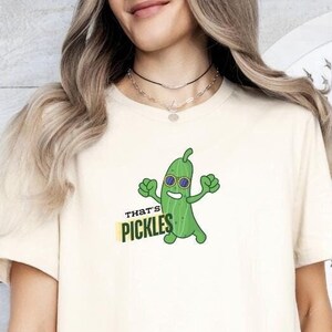 Koszulka z napisem „To jest Pickles”, zabawna i dziwaczna koszulka z napisami, koszulka dla smakoszy, prezent dla miłośnika Pickle