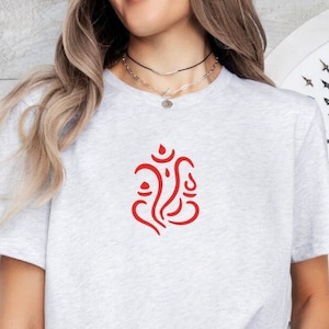 Ganesha Elephant Tee, Spiritual Tshirt, Yoga Clothes, Ancient Arts