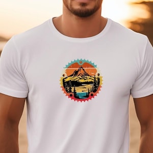 Mountain Bike T-shirt, MTB Tee, Mountain Biking Tshirt, Cycling Gift